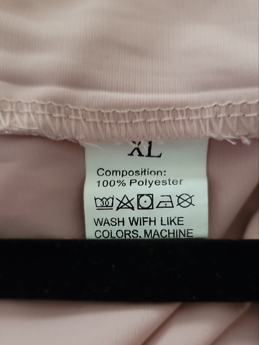 Women’s Pink Split-Neck Blouse - Picture 10 of 11